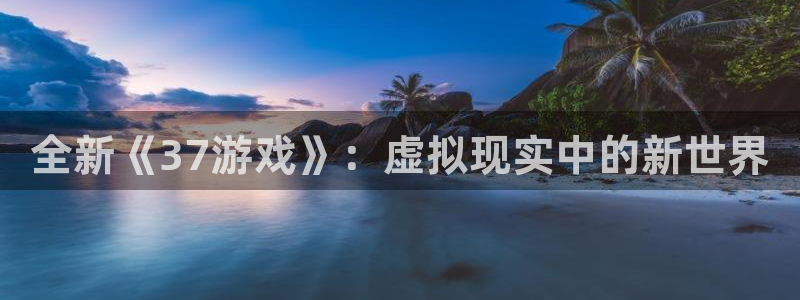 杏宇娱乐总代理：全新《37游戏》：虚拟现实中的新世界