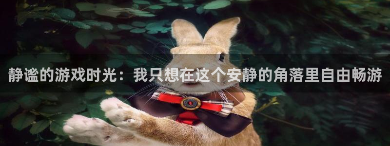 杏宇娱乐登录官网下载安装：静谧的游戏时光：我只想在这个安静的